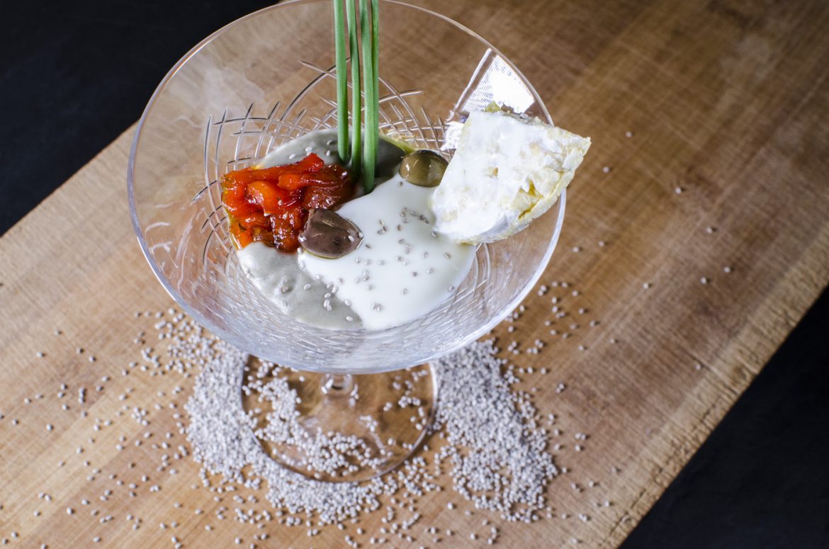 Auberginenragout mit Paprikamarmelade